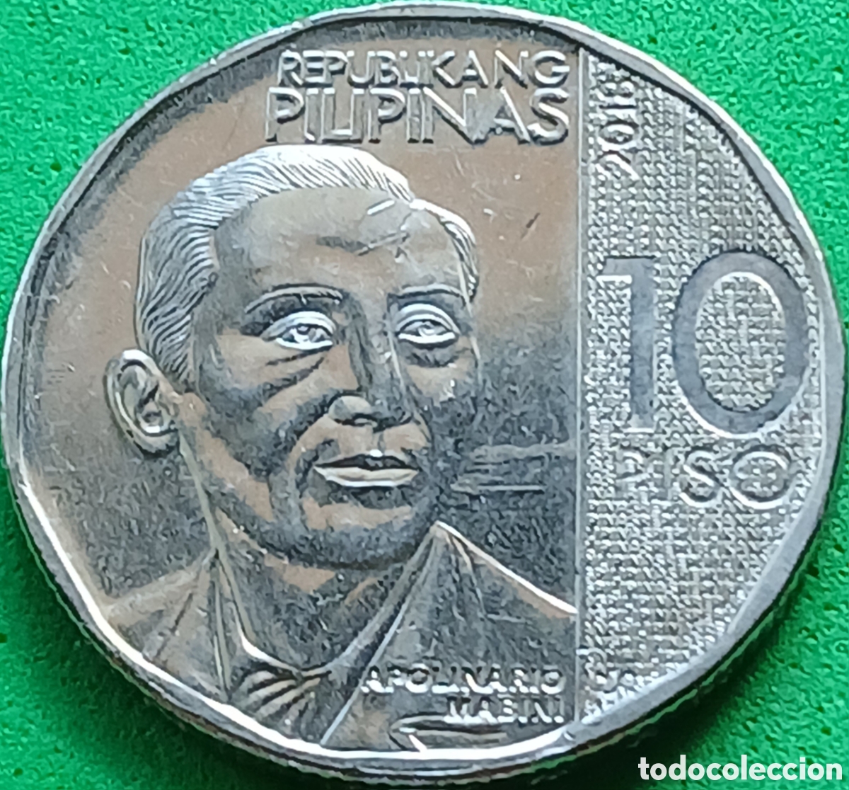 Monedas antiguas de Asia: Filipinas 10 pesos 2018 km#303
