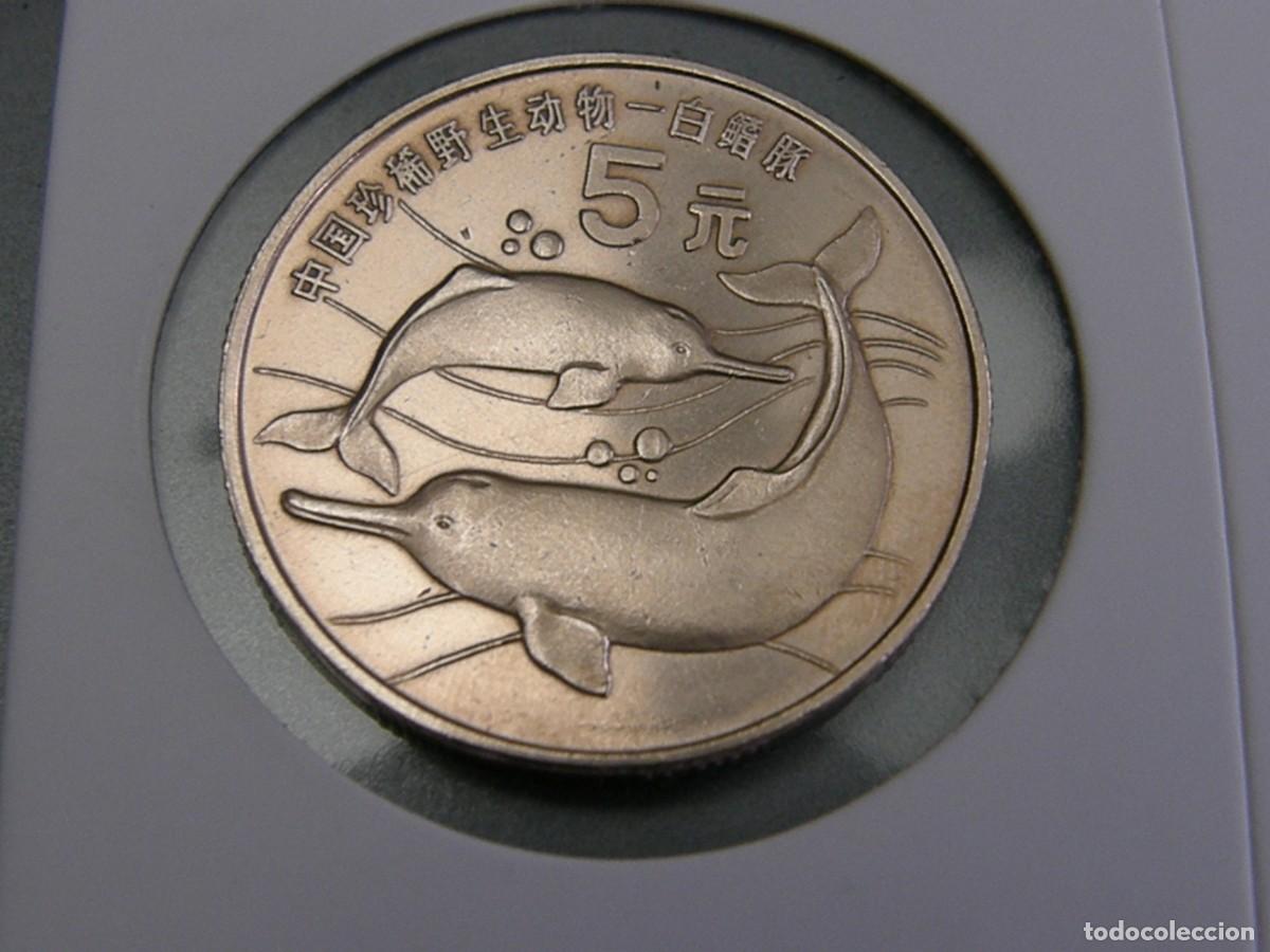 Monedas antiguas de Asia: Moneda China 5 [fen/jiao] 1996 - dorado de color