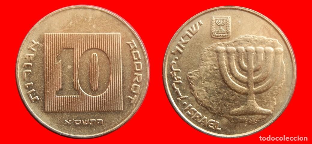 Monedas antiguas de Asia: 10 AGOROT 2001 ISRAEL-144806
