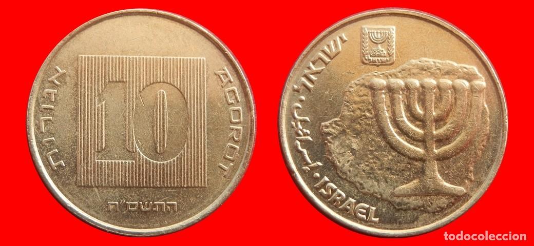Monedas antiguas de Asia: 10 AGOROT 2008 ISRAEL-144809