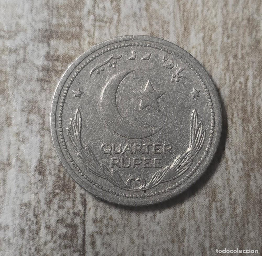 Monedas antiguas de Asia: MONEDA DE PAKISTAN 1948 - QUARTER RUPEE