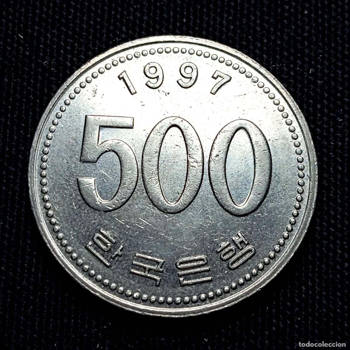 Monedas antiguas de Asia: ⚜️ BBE6 9. Corea del Sur. 500 won 1997 - Foto 2