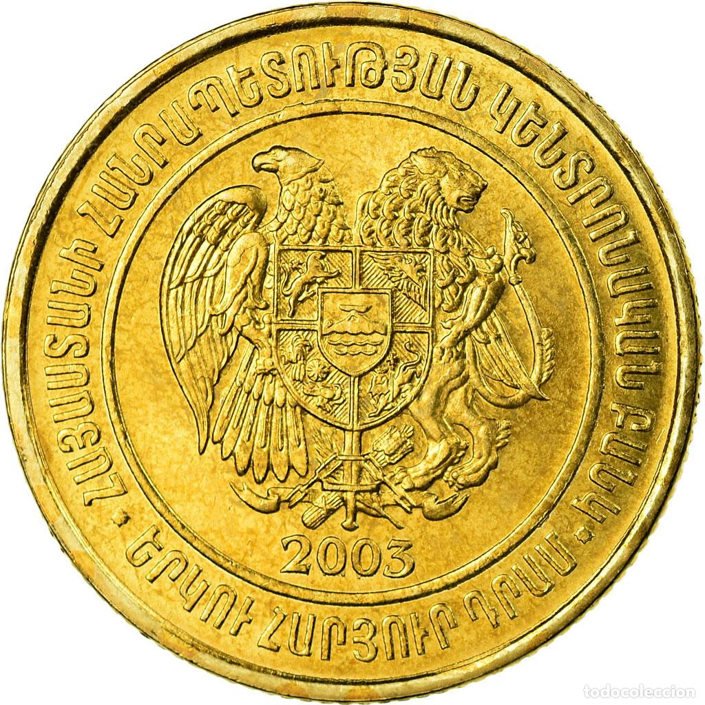 Monedas antiguas de Asia: [#733844] Moneda, Armenia, 200 Dram, 2003, SC, Lat&oacute;n, KM:96