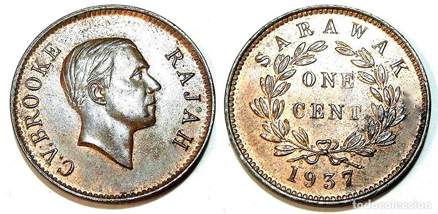 Monedas antiguas de Asia: SARAWAK - ONE CENT - 1937 - NO CIRCULADA