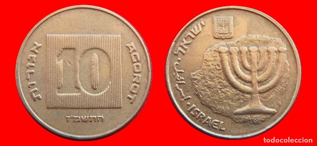 Monedas antiguas de Asia: 10 AGOROT 1987 ISRAEL-144909