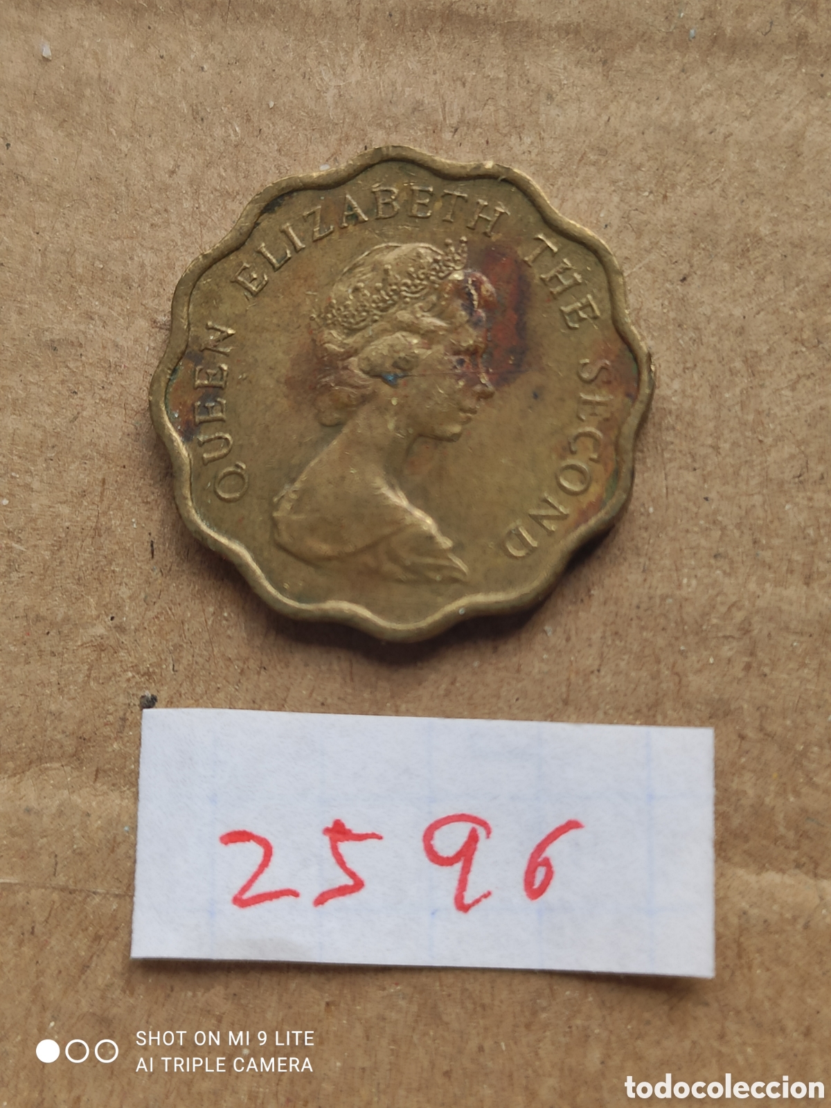 Monedas antiguas de Asia: Moneda de hong Kong, 20 c&eacute;ntimos a&ntilde;o 1979