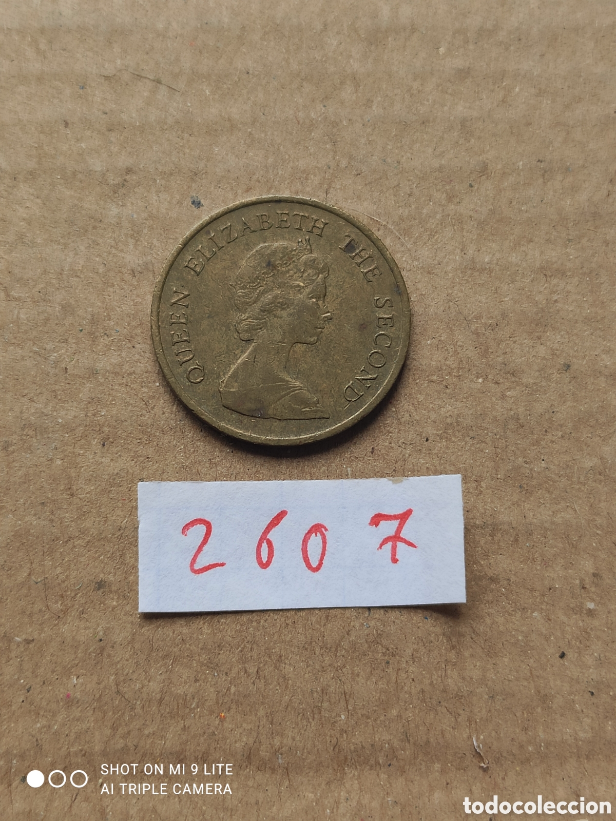 Monedas antiguas de Asia: 10 c&eacute;ntimos de Hong Kong a&ntilde;o 1982