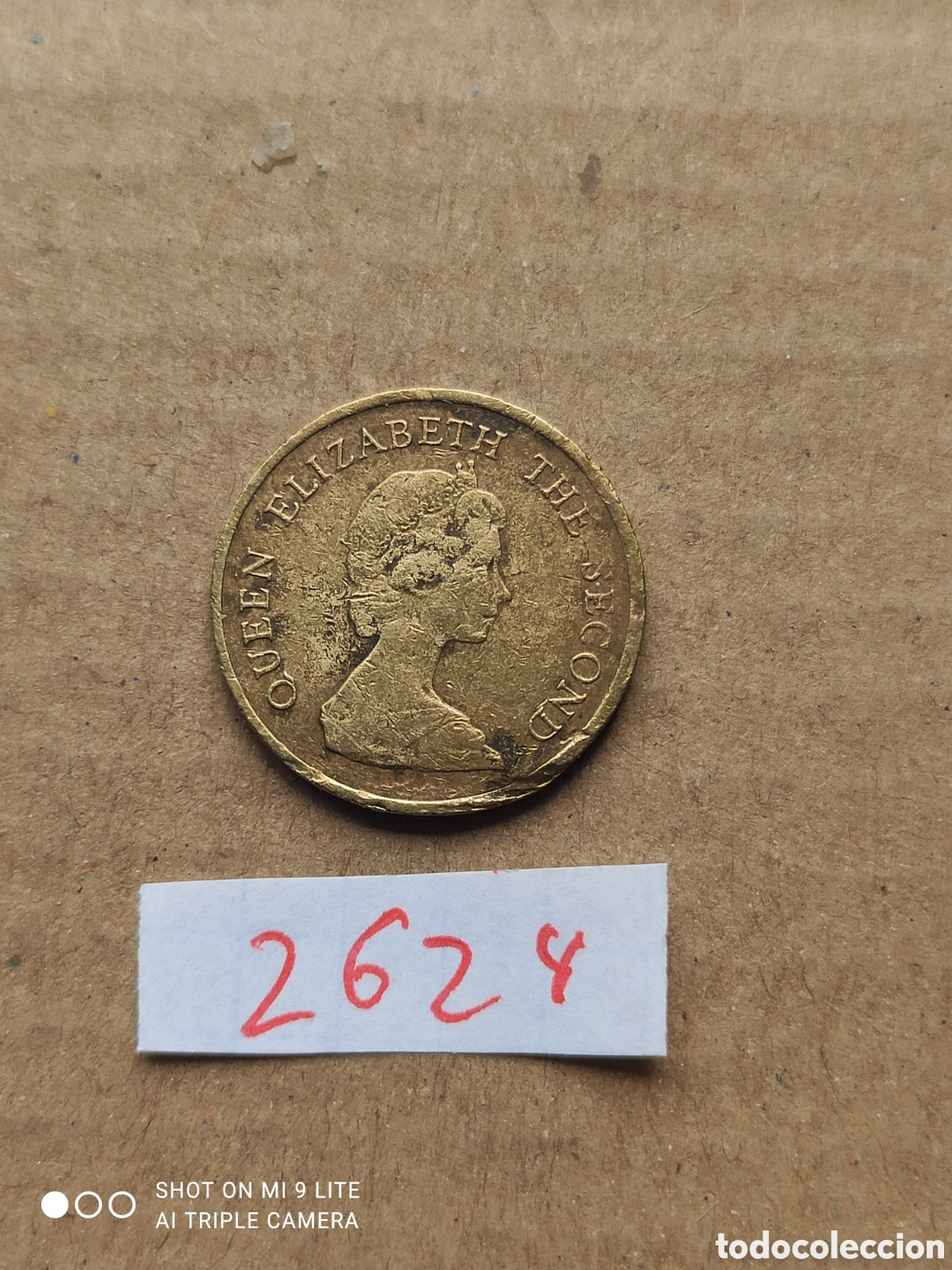 Monedas antiguas de Asia: 10 c&eacute;ntimos de Hong Kong a&ntilde;o 1982