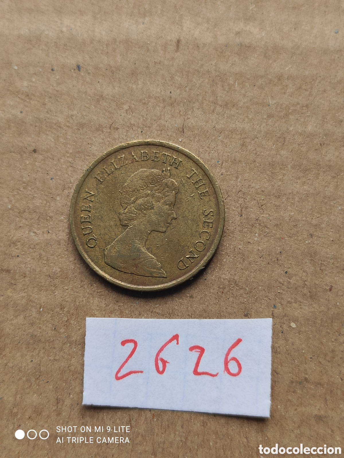 Monedas antiguas de Asia: 10 c&eacute;ntimos de Hong Kong a&ntilde;o 1982