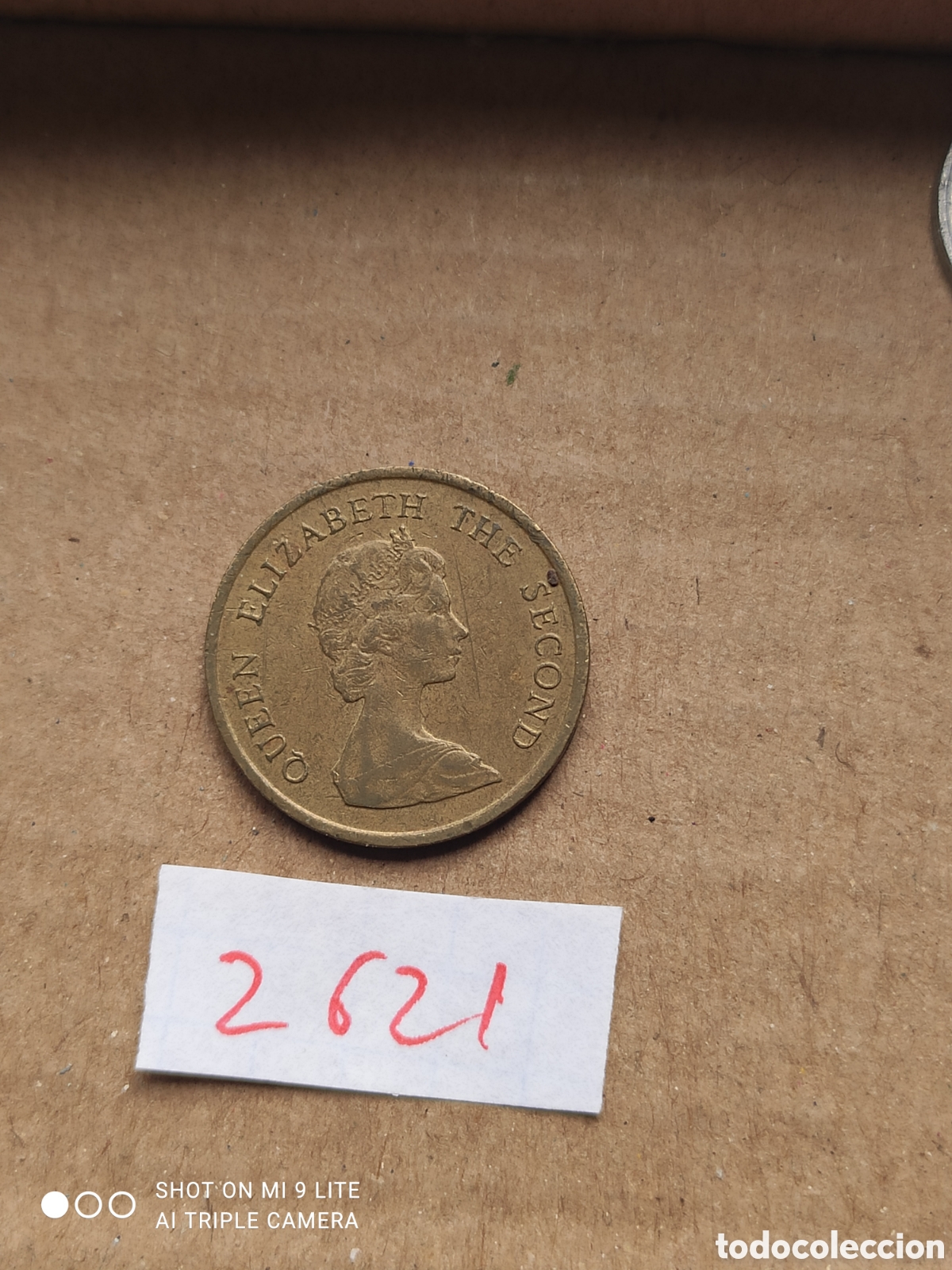 Monedas antiguas de Asia: 10 c&eacute;ntimos de Hong Kong a&ntilde;o 1982