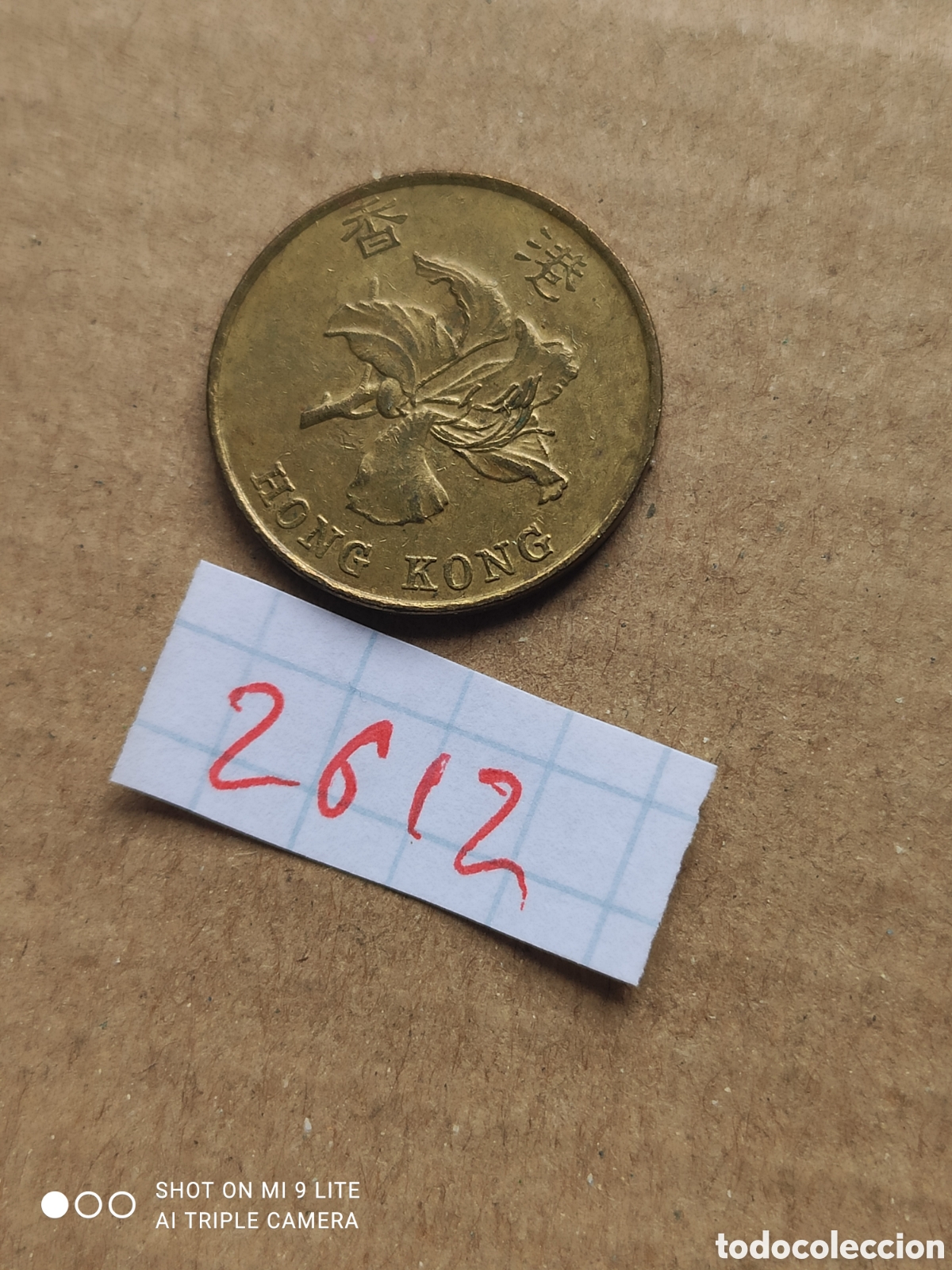 Monedas antiguas de Asia: 10 c&eacute;ntimos de Hong Kong a&ntilde;o 1997