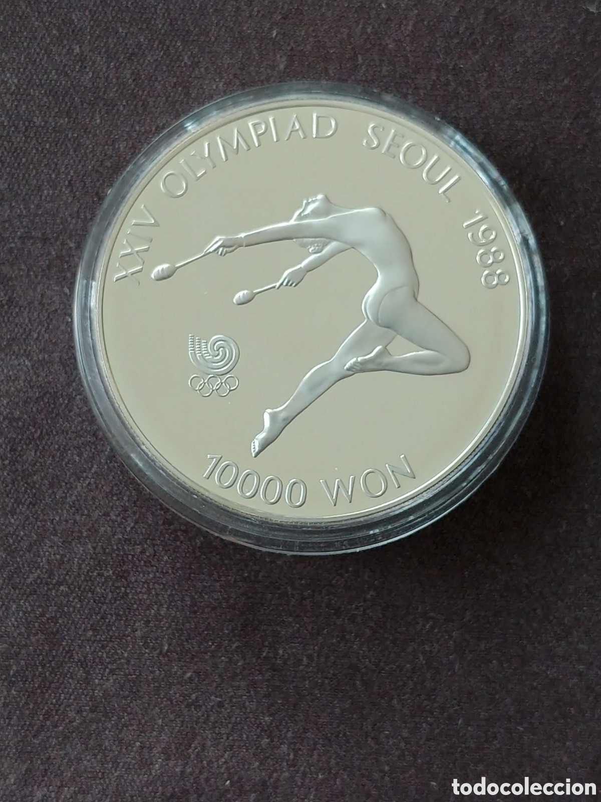 Monedas antiguas de Asia: Corea del Sur, 10000 Won 1988, Ag .925 mls., Proof