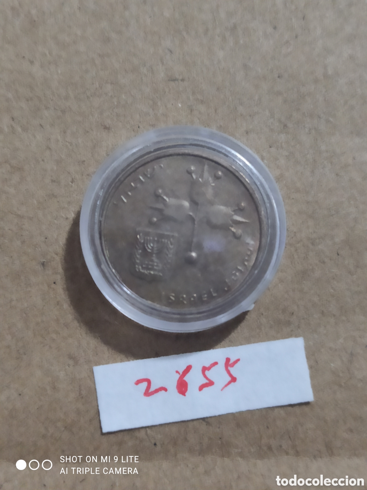 Monedas antiguas de Asia: 10 nuevo agorot israel&iacute; a&ntilde;o 1981