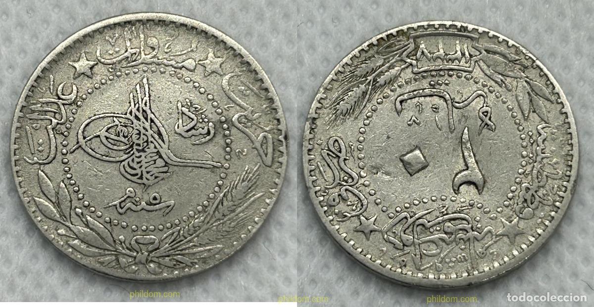 Monedas antiguas de Asia: 3721 TURQUIA 1909 IMPERIO OTOMANO 20 PARA 1327 (1909)