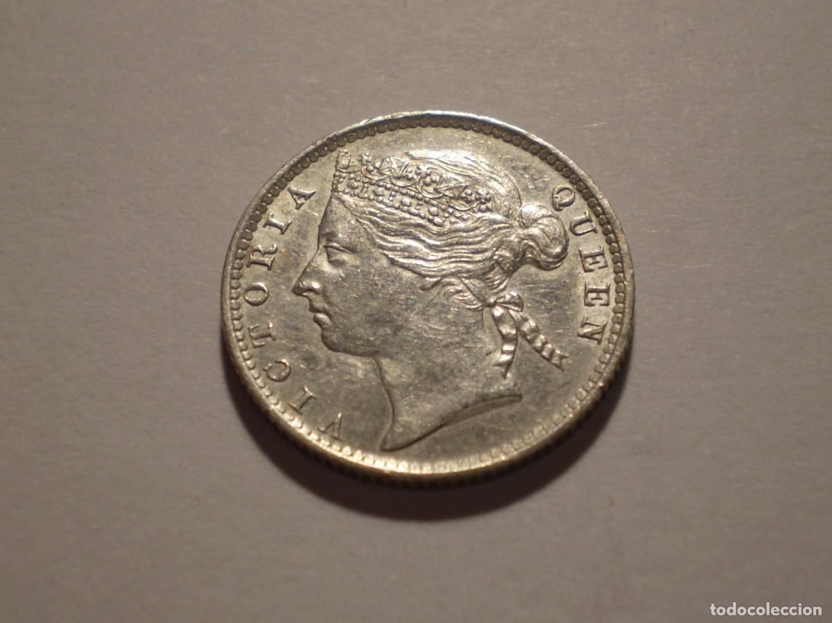 Monedas antiguas de Asia: 16SAY13 Straits Settlements (Malaysia) Victoria 1891 silver 10 cents