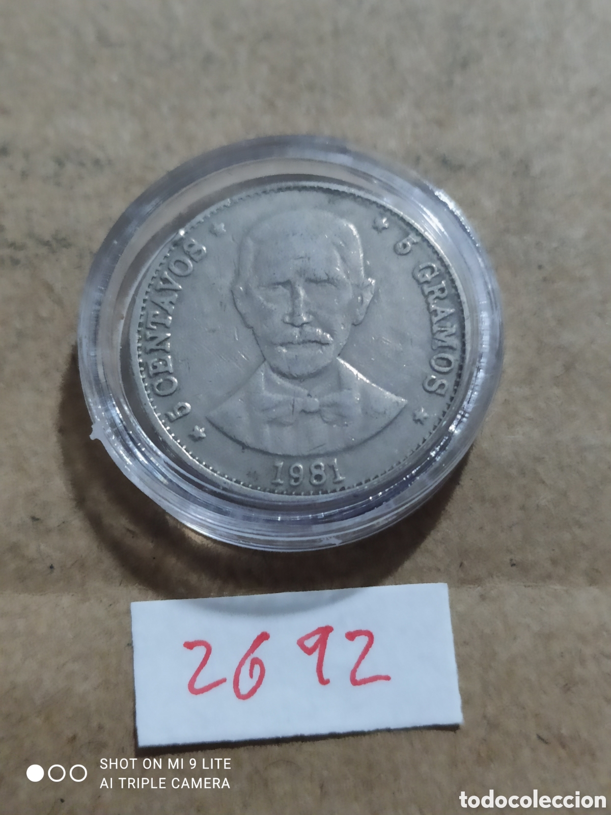 Monedas antiguas de Asia: 5 centavos filipinos a&ntilde;o 1981