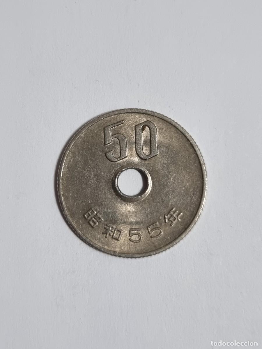 Monedas antiguas de Asia: Antigua Moneda Japon 50 Yenes 1980 Internacional Mundo Coleccionista