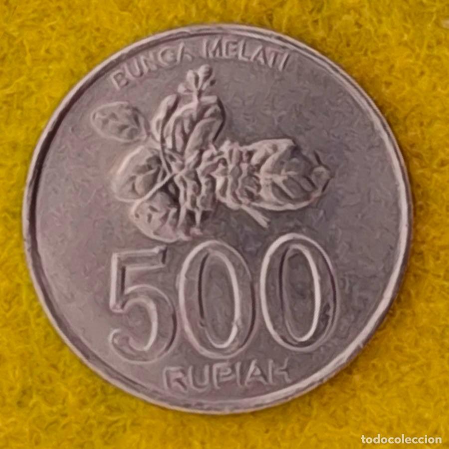 Monedas antiguas de Asia: 500 rupias de Indonesia de 2008