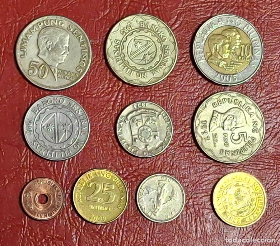 Monedas antiguas de Asia: 10 monedas de Filipinas