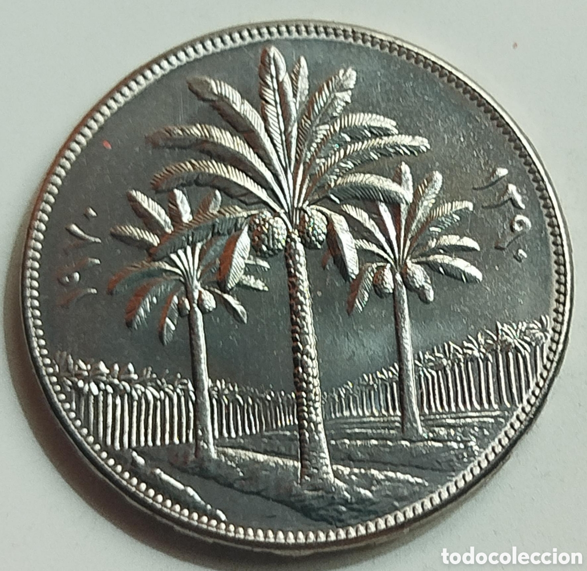 Monedas antiguas de Asia: Moneda Irak 250 Fils 1970 FAO