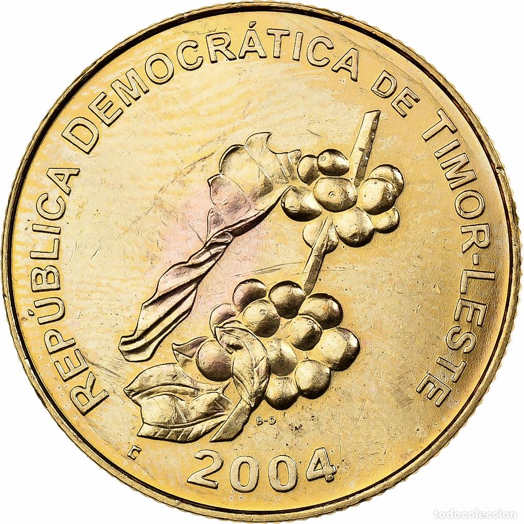 Monedas antiguas de Asia: [#225460] Timor Oriental, 50 Centavos, 2004, Lisbon, N&iacute;quel - lat&oacute;n, FDC, KM:5