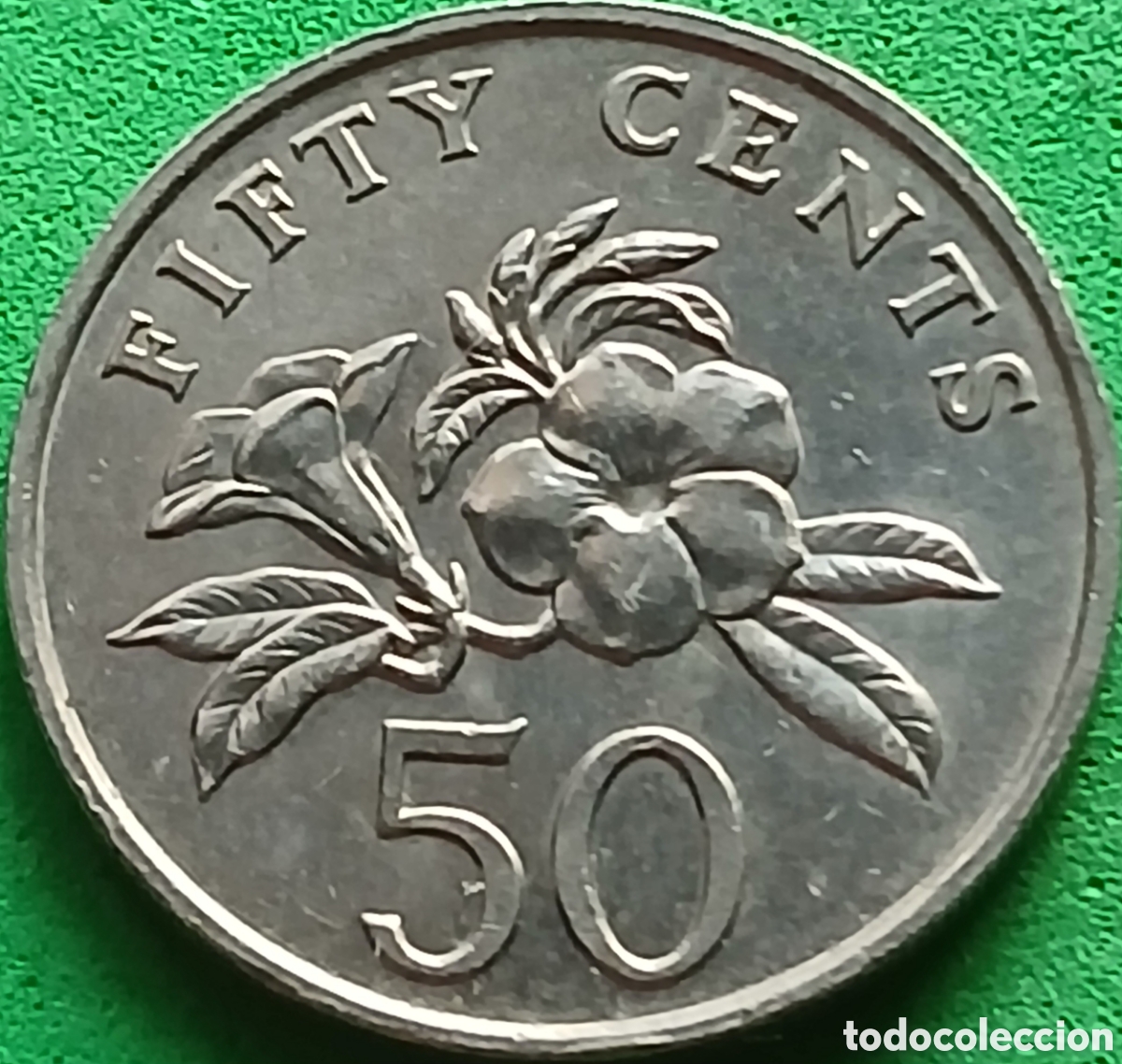 Monedas antiguas de Asia: Singapur fifty cents 1987 km#53.1