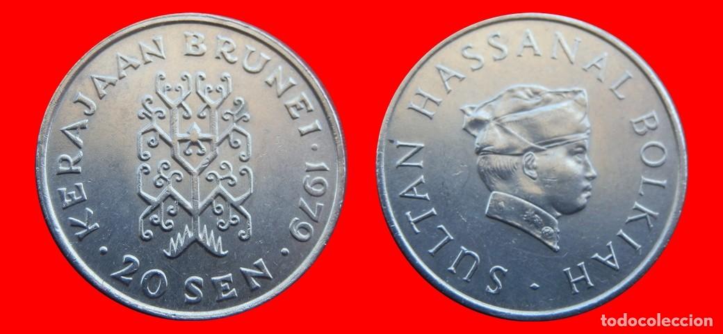 Monedas antiguas de Asia: 20 SEN 1979 BRUNEI-150344