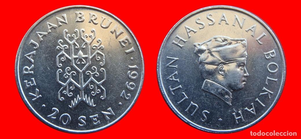 Monedas antiguas de Asia: 20 SEN 1992 BRUNEI-150350