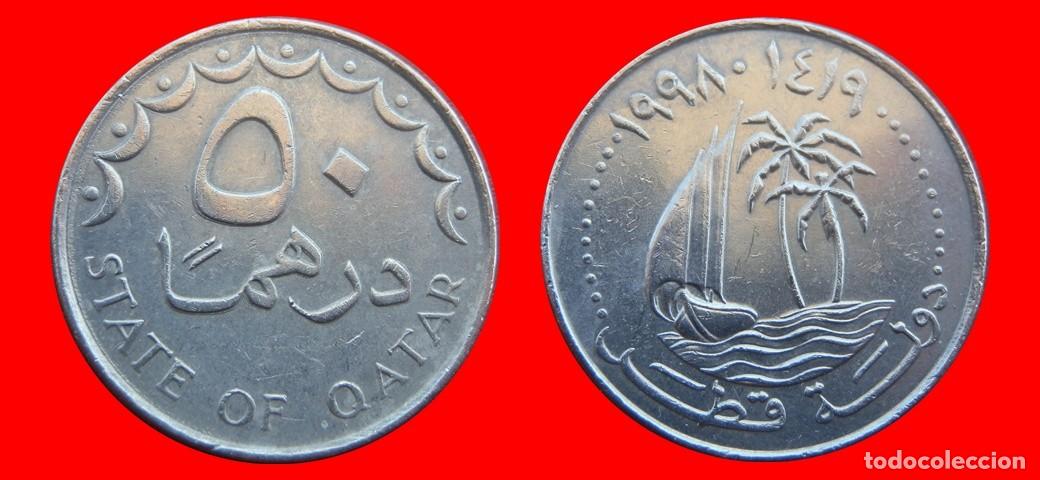 Monedas antiguas de Asia: 50 DIRHAMS 1998 QATAR-150357
