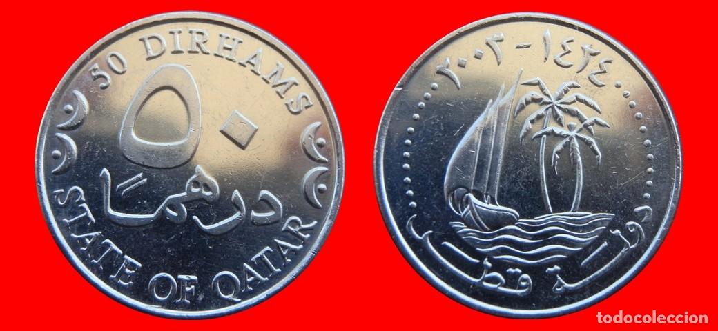 Monedas antiguas de Asia: 50 DIRHAMS 2003 QATAR-150359