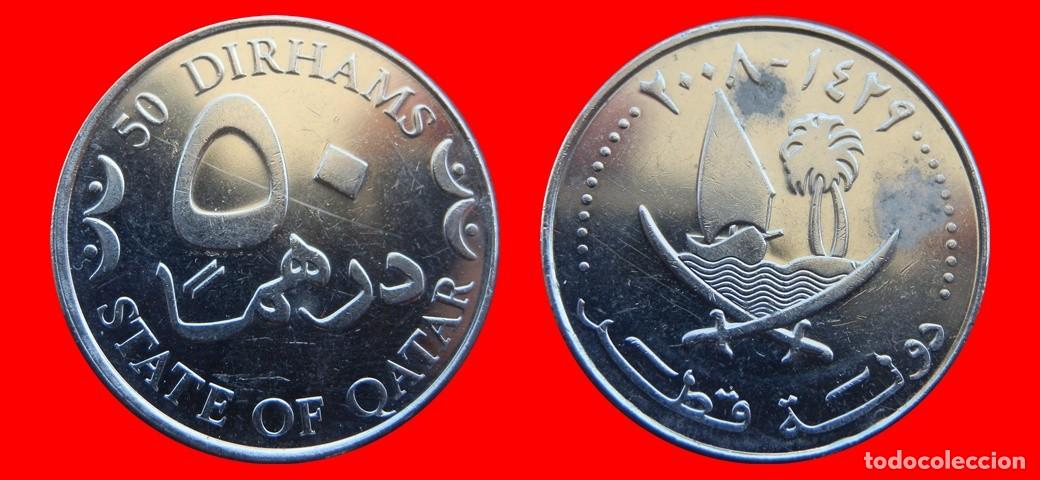 Monedas antiguas de Asia: 50 DIRHAMS 2008 QATAR-150361