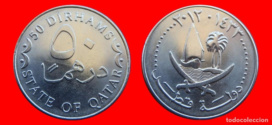 Monedas antiguas de Asia: 50 DIRHAMS 2012 QATAR-150362