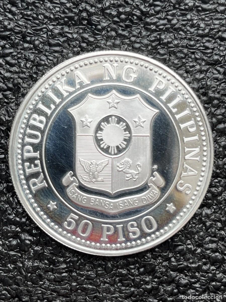 Monedas antiguas de Asia: 50 Piso de Plata PROOF. Filipinas, 1979.