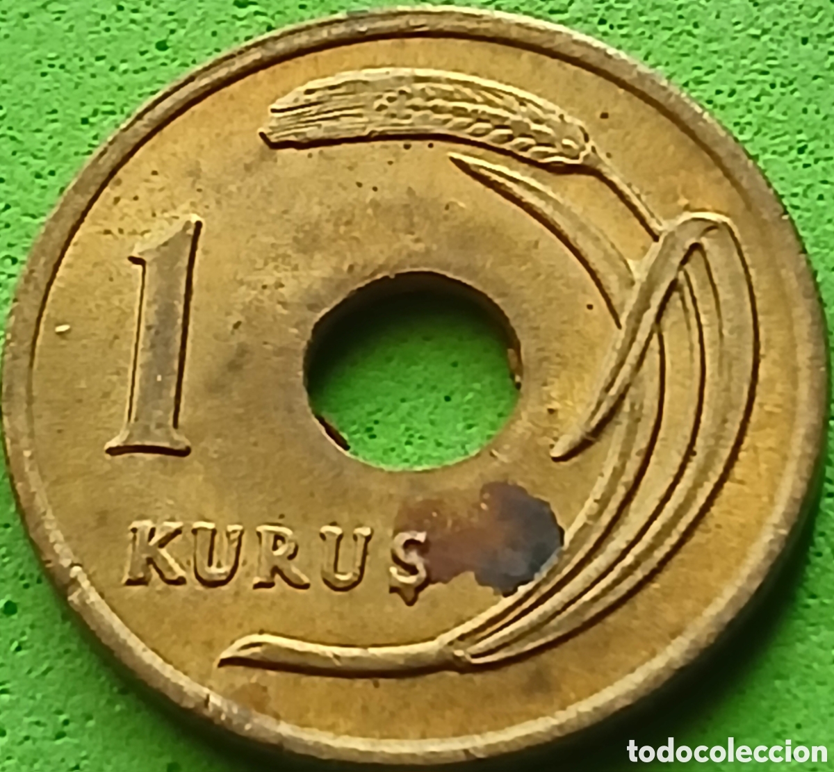 Monnaies anciennes d'Asie: Turqu&iacute;a 1 kurus 1949 km#881