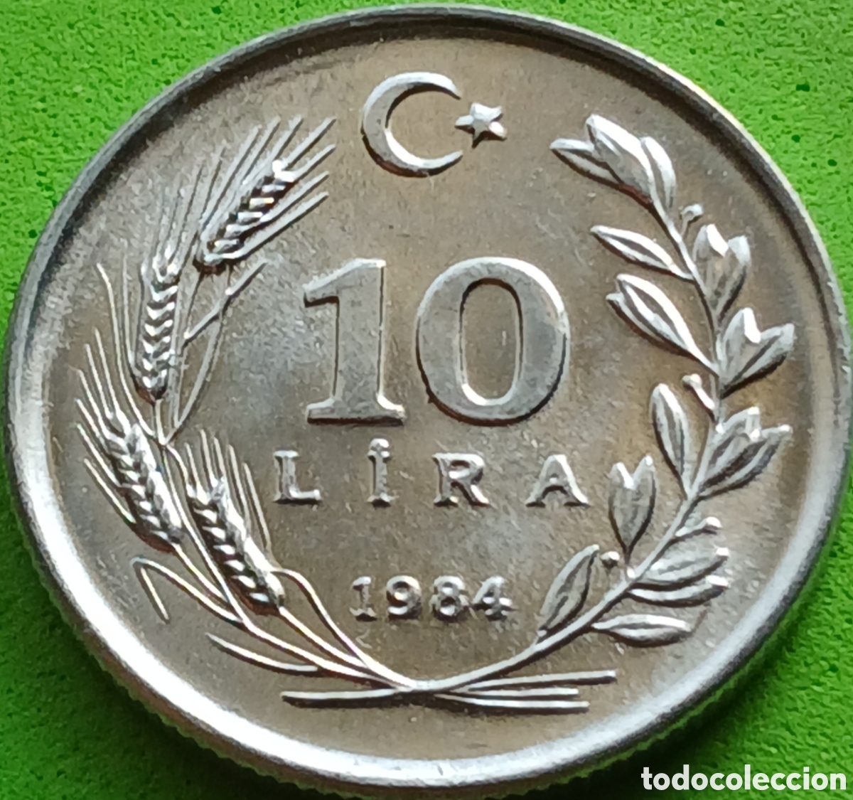 Monedas antiguas de Asia: Turqu&iacute;a 10 liras 1984 km#964