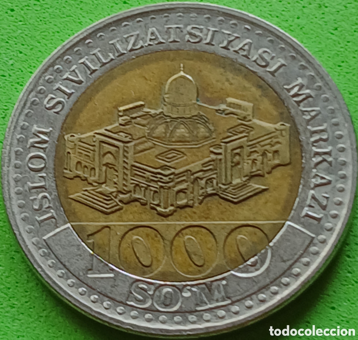 Monedas antiguas de Asia: Uzbekist&aacute;n 1000 so'm 2022 UC#5 Centro de la civilizaci&oacute;n isl&aacute;mica