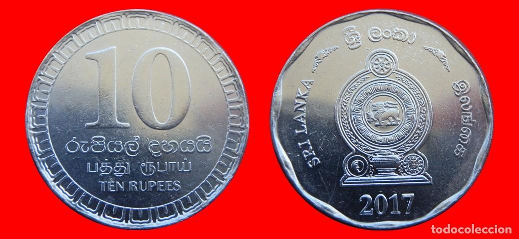 Monedas antiguas de Asia: 10 RUPIAS 2017 SRI LANKA CEYLAN CEYLON-150421