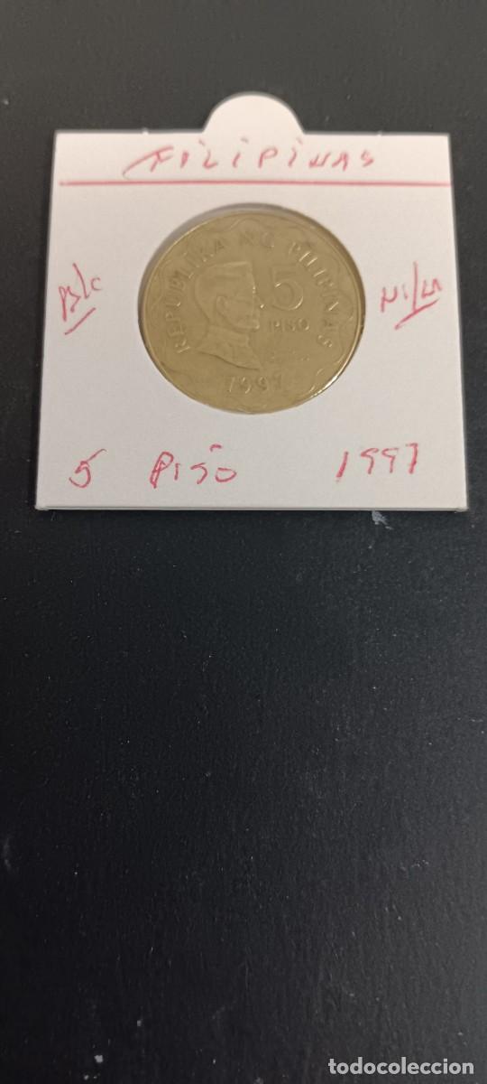 Monedas antiguas de Asia: FILIPINAS 5 PISO 1997 BC KM=272 (NIQUEL-LAT&Oacute;N)