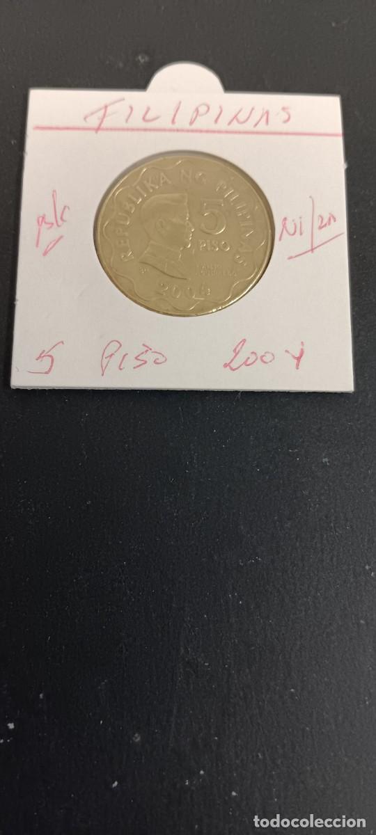 Monedas antiguas de Asia: FILIPINAS 5 PISO 2004 BC KM=272 (NIQUEL-LAT&Oacute;N)