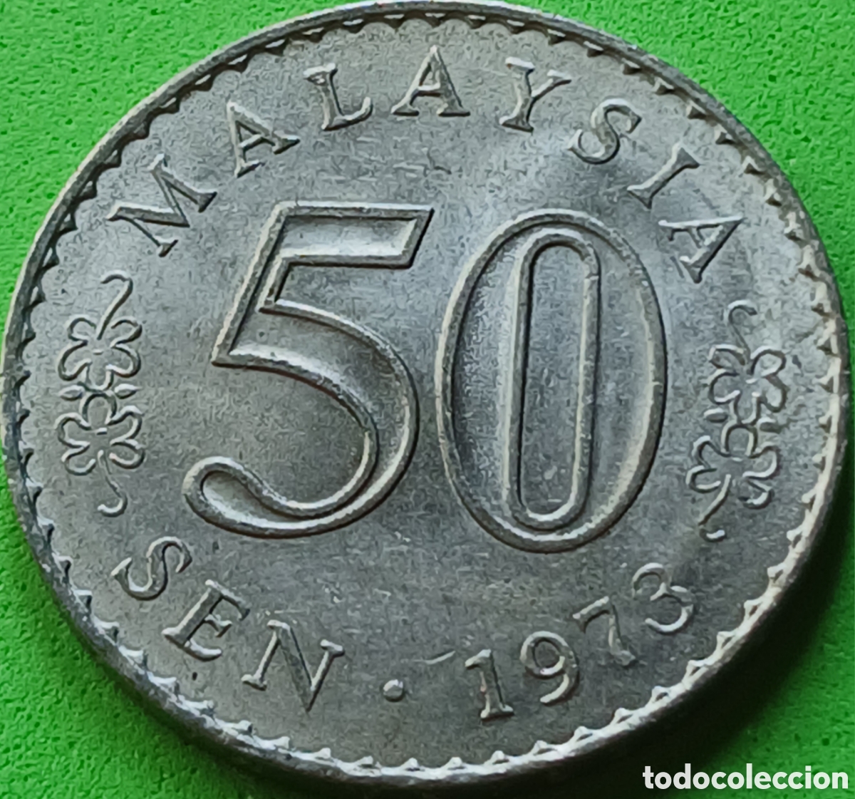 Monedas antiguas de Asia: Malasia 50 sen 1973 km#5