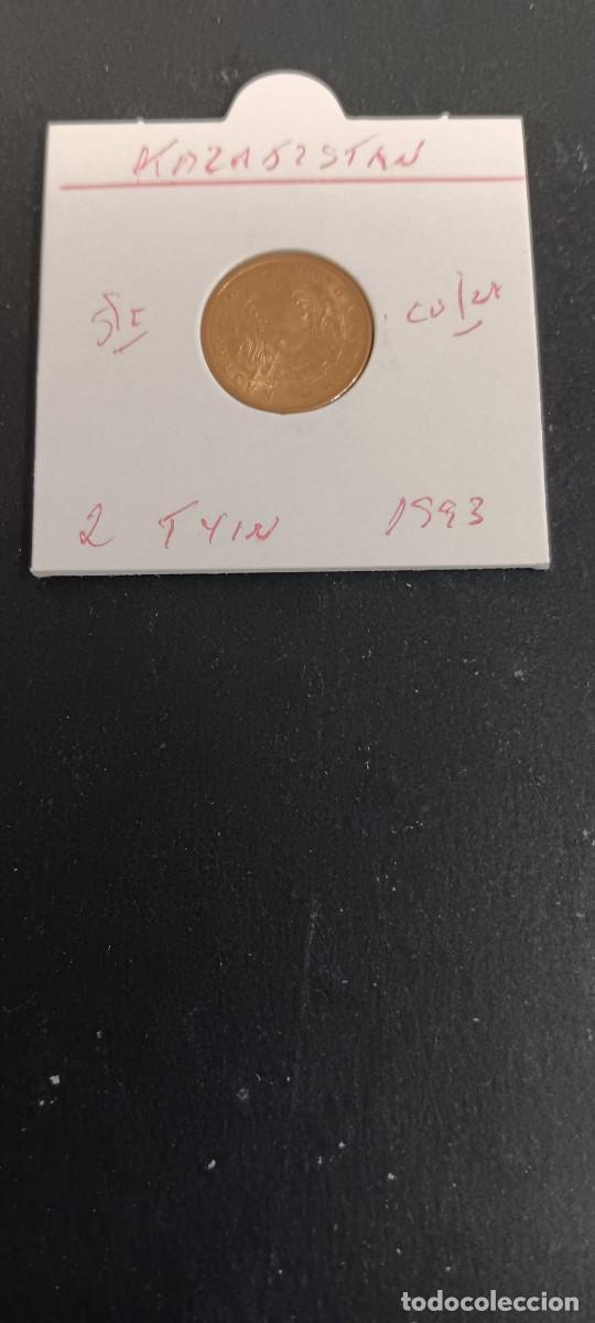 Monedas antiguas de Asia: KAZAJISTAN 2 TYIN 1993 S/C KM=1a(COBRE-LAT&Oacute;N)