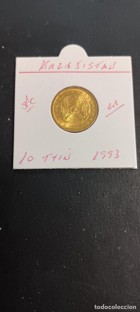 Monedas antiguas de Asia: KAZAJISTAN 10 TYIN 1993 S/C KM=2a(LAT&Oacute;N)