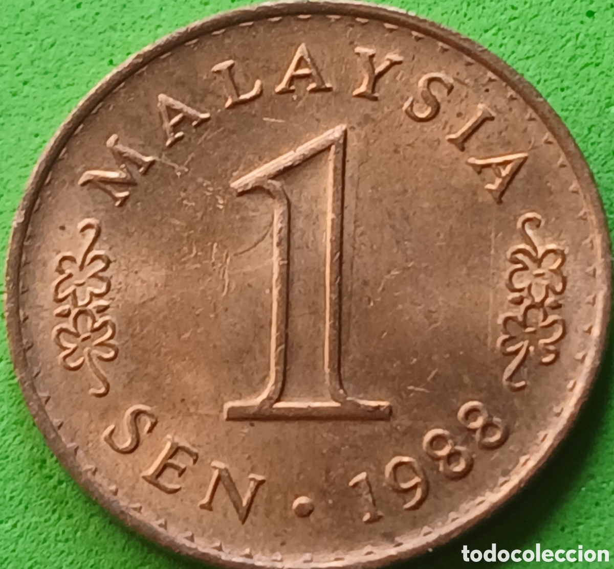 Monedas antiguas de Asia: Malasia 1 sen 1988 km#1a