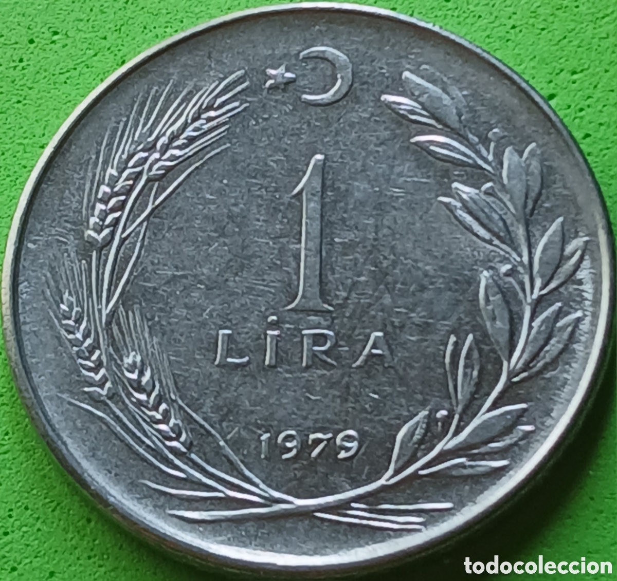 Monedas antiguas de Asia: Turqu&iacute;a 1 lira 1979 km#889a.2