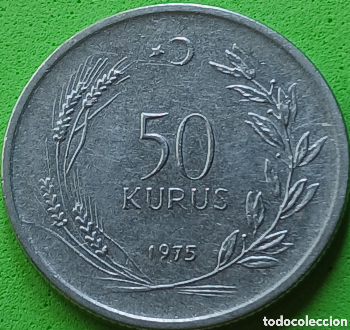 Monedas antiguas de Asia: Turqu&iacute;a 50 kurus 1975 km#899