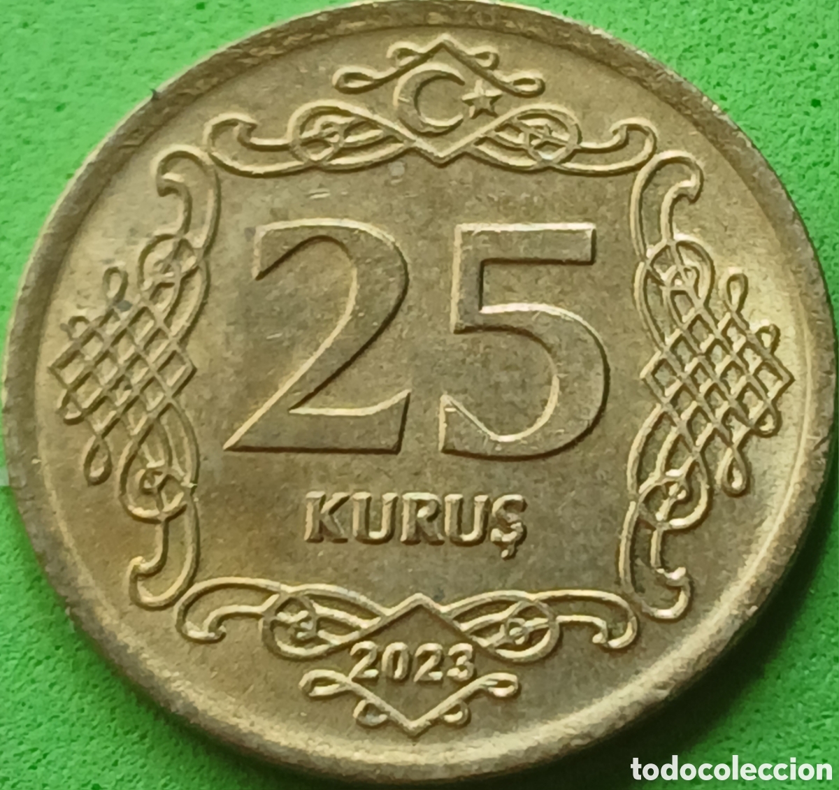Monedas antiguas de Asia: Turqu&iacute;a 25 kurus 2023 UC#3