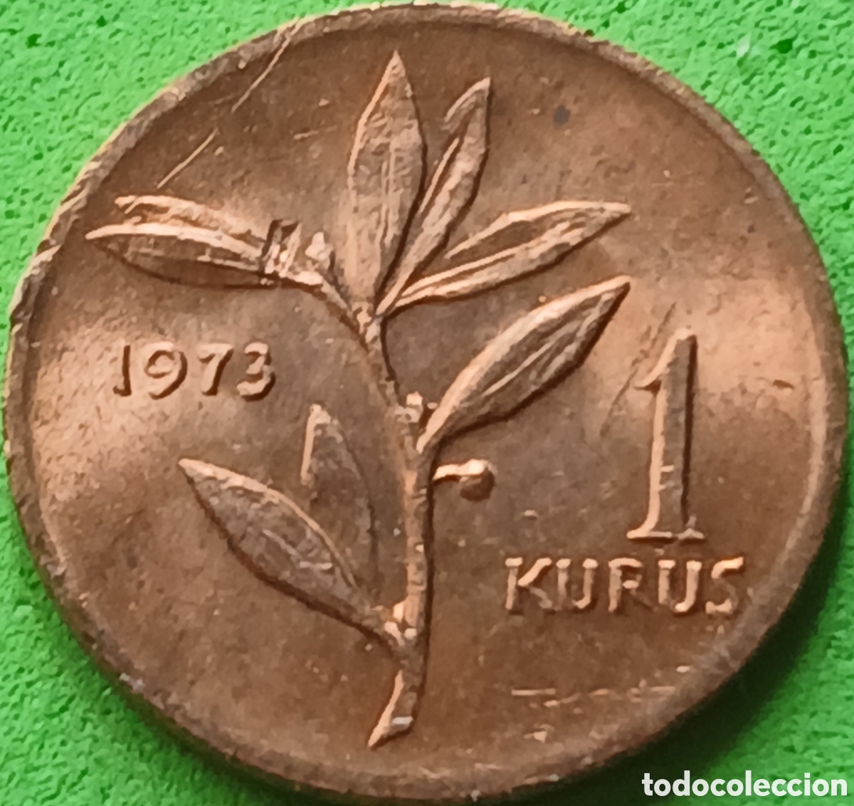 Monedas antiguas de Asia: Turqu&iacute;a 1 kurus 1973 km#895a