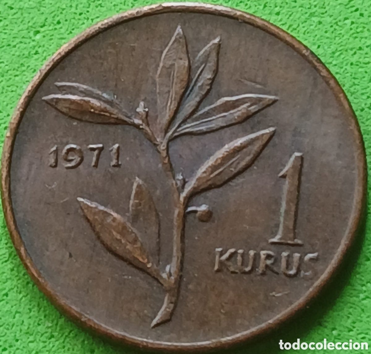 Monedas antiguas de Asia: Turqu&iacute;a 1 kurus 1971 km#895a