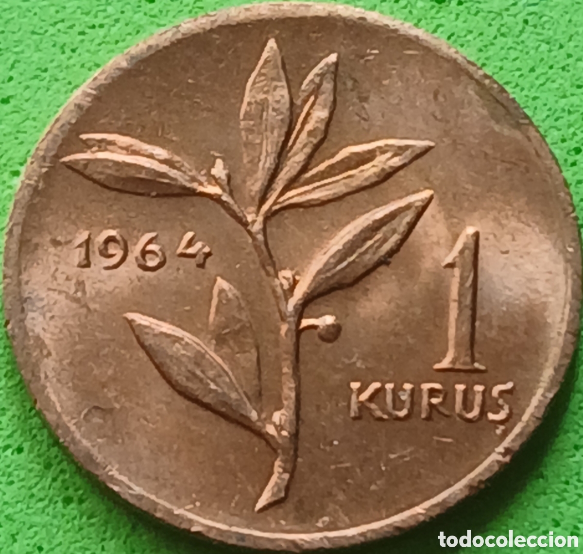 Monedas antiguas de Asia: Turqu&iacute;a 1 kurus 1964 km#895a