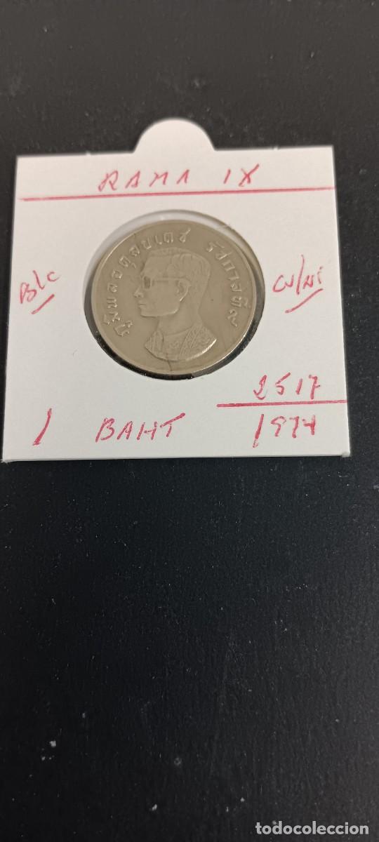 Monedas antiguas de Asia: THAILANDIA 1 BAHT 1962(2505)BC KM=84 (CUPRONIQUEL)